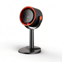 Desktop Fan with Air Purifier Stepless Speed Air Purifier Fan Strong Air Current Compact for Office Workers, Desk, Bedroom