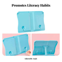 Multi-Functional Adjustable Book Stand stable leaf holders Foldable perusing Easel Portable School Supply Non-Slip Base for Office Workers, Musicians, Classroom, Study Room, Library, Bedroom