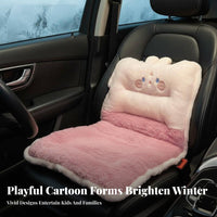 Easy to Install Electric Tricycle Seat Cushion Non-Slip Bottom All-in-Single Seat Backrest Cushion Multi-Purpose for Adults, Cold Weather