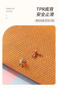 尚美巢品卡通圆形地毯儿童卧室床边毯书房阅读区地垫可爱电脑转椅 直径140CM【隔音防滑】【无异味】 缤纷乐园-围观怪兽
