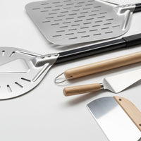 6 Pieces Pizza Making Metal Set Pizza Peel Set Professional Cooking Brush for Outdoor Kitchens