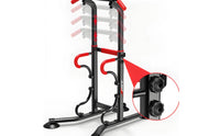 Workout Rig with Workout Station Multi-Function Workout Rig Freestanding Pull up Station with Bar for Fitness Enthusiasts, Adults, Apartment
