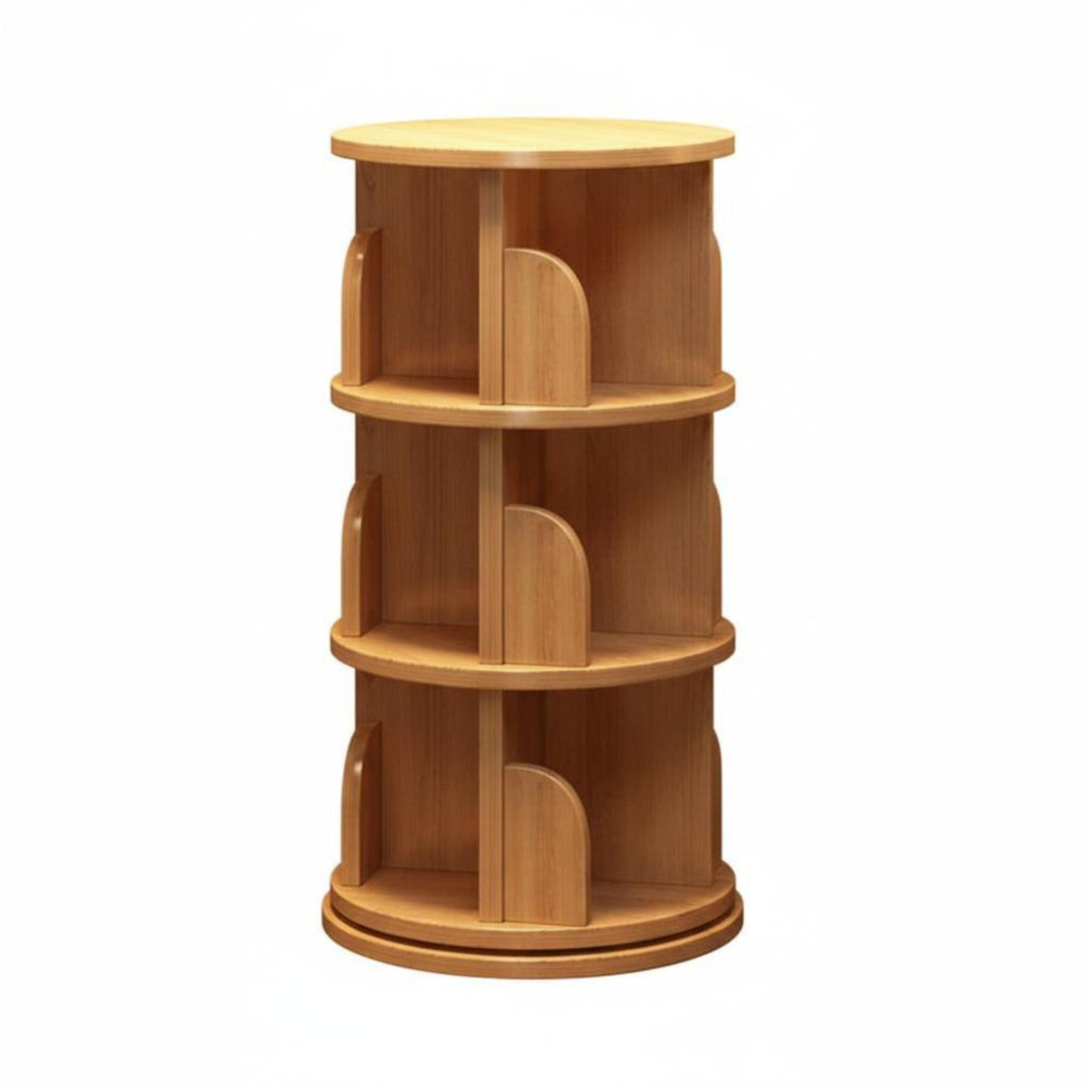 360-Degree Rotating desktop organizer Space-Saving Design revolving Desktop Book holder adaptable Use Office Storage Multi-Tier for Students, educators, Remote Workers, Study Room, Classroom