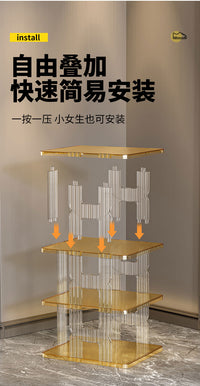 透明简易鞋架家用门口多层鞋托架置物架小窄入户门鞋子收纳非神器