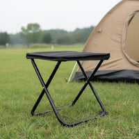 Foldable Portable Folding Stool Lightweight Folding Stool Compact Camp Seat Stable for Fishing