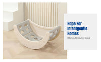 Multifunctional Infant Climbing Frame, Storage Cabinet, Book Organizer, Rocking Chair, Play Table