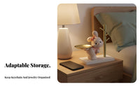 Entryway Key Rack Great Housewarming Gift Hare Key Holder Statue Cute Creature Storage Decoration Adorable Design