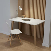 Adjustable Brightness Makeup Vanity with Lighted Mirror Press Control Modern Dressing Table Easy to Clean Small Vanity Desk for Women, Teens, Apartment