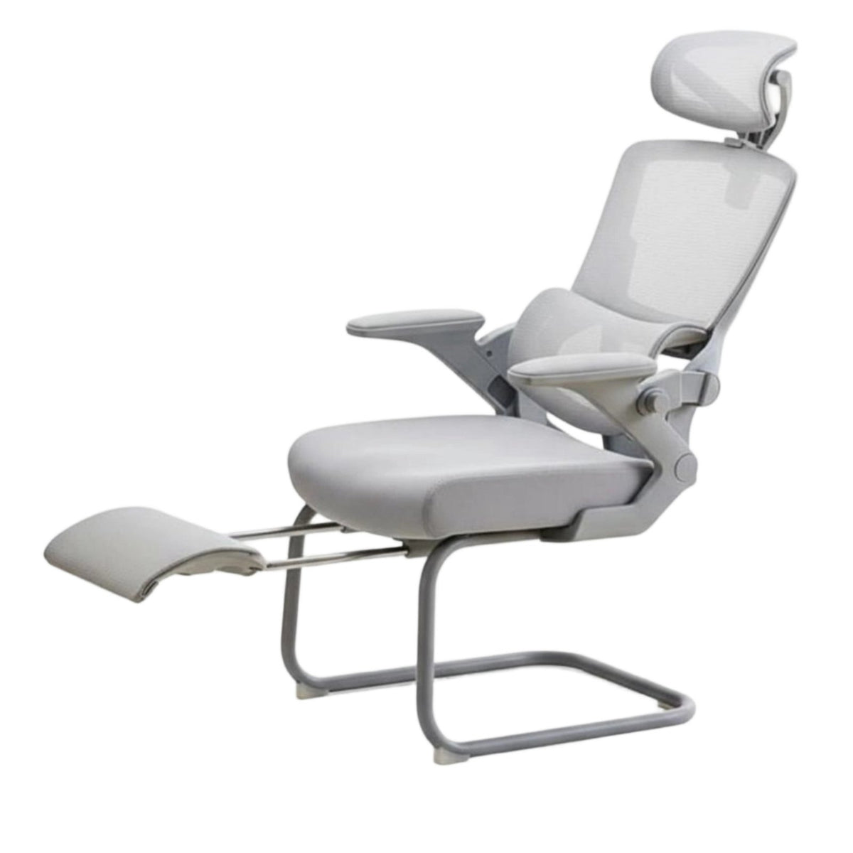 Ergonomic Design Sled Base Chair spinerest support Office Furniture Padded Seat Indoor Seating Sturdy Frame for Home Users, Students, Reception personnel, Study, Conference Room