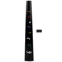 4/4 Violin Fingerboard Wooden Ebony Fingerboard with Nut Smooth Sturdy for Luthiers, Luthier Work, Instrument Restoration