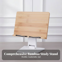 Foldable Design Adjustable book Easel Multi-Functional Book Holder adaptable Use Desk Accessory Ergonomic for Children, Professionals, Study Room, Library, Home Office, Kitchen