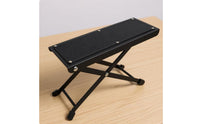 Guitar Footstool Foldable Steel Guitar Foot Stand Portable Adjustable Foot Rest for Artists