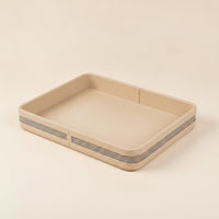 Rectangular Tray Premium Tray with Raised Sides Easy to Clean Desktop Organizer for Vanity
