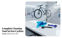 4 Pieces Cycle Chain Cleaner Set Easy to Use Bike Chain Cleaning Kit Portable Design Cycle Cleaning Brush Set for Mountain Bikers, Cyclists