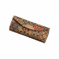 Lipstick Case with Mirror Textured Travel Case with Mirror Mini Lipstick Box for Jet-Setters