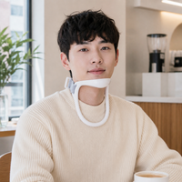 Neck Brace, Adjustable Neck Stretcher for Forward Head Posture Correction Synthetic Neck Support for Hunchback Relief