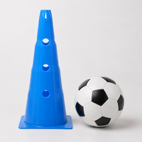 50cm Football Cones, PE Training Cones for Agility & Sports, Stackable Marker Cones for Football Training Equipment