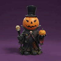 Pumpkin Lantern Ornament Tabletop Display Halloween Pumpkin Figure Presentable Halloween Miniature Ornament