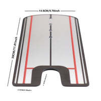 Golf Putting Mirror Reflective Surface Putting Mirror Improves Accuracy & Consistency Putter Alignment Aid for Beginners, Driving Range