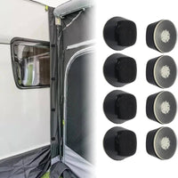 8 Pieces RV Awning Mount with Suction Cups Easy-to-Install Suction Cup Mount Hardware Lightweight for Motorhome Owners, Camping