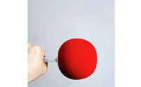 Suction-Cup Volleyball Spike Coaching Aid Foam Ball Volleyball Rebound Coaching Aid Clear Rod Training Aid Improves Spiking Power for Home, Office