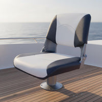 Folding Boat Seat Sunproof Waterproof Marine Seat Long-Lasting for Yacht
