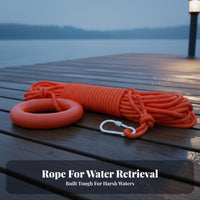 High Visibility Floating Rescue Rope Long-Lasting Floating Lifesaving Rope Portable for Lifeguards, Boaters, Boating, Kayaking