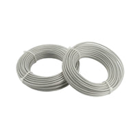 2 Rolls Twisted Steel Wire Core Trimmer Line Reinforced Trimmer Line with Steel Core Abrasion-Resistant Grass Eater String Stable Performance for Landscapers
