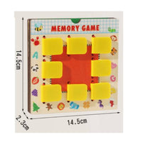 Hinged Tiles Memory Chess Game Double-Sided Cards Wooden Memory Matching Game Pattern Recognition Wooden Matching Board Colorful Printed