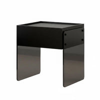Minimalist Design Storage Cabinet with Drawers Multipurpose 2-Drawer Rounded Cabinet Nightstand for Homeowners, Renters, Students, Home, Apartment, Dorm Room, Office