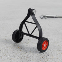 Easy Installation Brush Cutter Auxiliary Wheels Labor Saving String Trimmer Wheel Attachment Lightweight Design Weedeater Guide Wheel Attachment