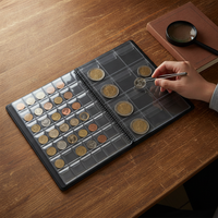 Coin Collection Album with Mixed Pockets for 270 Coins