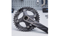 Single Chainring Crankset Aluminum Alloy Crankset with 38T Chainring 170mm Crank Set for Mountain Bikers