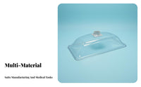 High Clarity Transparent Suction Hood Long-Lasting Industrial Dust Collector Hood Wear-Resistant Metal Joining Smoke Extractor Non-Deforming for Moxibustion Practitioners, Research Facility Technicians, Electronics Hobbyists, Workshop, Factory