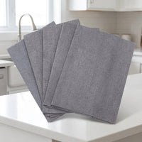 Gray Microfibre Cloth, Non-streaking Cloths and Lint-clear Cloths, Highly Absorbent Microfibre Cloth for Glass, Car, Mirrors and Solid Surfaces
