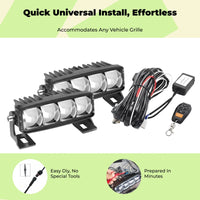 Waterproof LED grille light, easy install