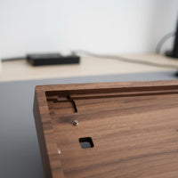 GH60 Wood Keyboard housing Rounded Corners Computer Accessory Easy Installation for DIY Builders