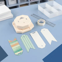 Handheld Paper Punch Manual Paper Punch with Base for Journalers, Card Making, Classroom Projects