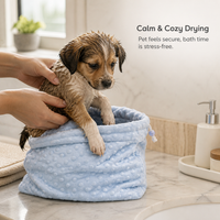 Small Pet Quick Dry Bathing Bag for Ferrets, Guinea Pigs, and Rats