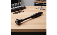 Gear Selector Lever Assembly Manual Gear Selector Lever with Knob Car Part Tapered Aluminum for Drivers