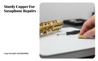 Exact Tuning Key Adjustment Screw Easy Installation Instrument Tightening Screw robust Saxophone Component for Saxophonists, Musicians, Music Students, Repair Shop, concert Performance