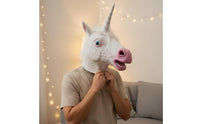 Horse Head Headpiece Realistic Animal Look Full Head Horse Headpiece Comfortable Fit Party Prop for Halloween