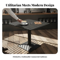 Easy to Clean Industrial Design Table and Seating Long-Lasting Construction Industrial Dining Booth Versatile Design Commercial Furniture Scratch-Resistant Tabletop for Restaurant Owners, Bar Proprietors, Cafe Managers, Pub, Eatery, Lounge
