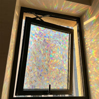Window Film Privacy for Frosted Window Film Effect, Abstract Window Stickers for Home Office, Extra Wide 120x300cm Window Frosting Film, PVC