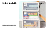 Under-Bed Wheeled container Stackable Storage Container complimentary for Students, Parents