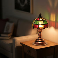 LED Dollhouse Lamp On/Off Switch Miniature Illuminated Desk Lamp Bronze-Finish Base Dollhouse Light for Hobbyists