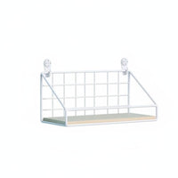 Toolno-drill Installation Wiconcerning Storage Basket Space-Saving Wiconcerning organizer Strong Load-Bearing smooth surfaceMounted Rack adaptable for Plant Lovers, Apartment Dwellers, Balcony, Kitchen, Pantry, Bathroom