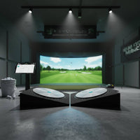 2 Pieces Corrects Posture Golf Body Turn Coach Portable Design Golf Rotation Training Platforms Non-Slip Surface Swing Rotation Board Set for Beginners