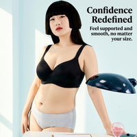 Women's Bras Non Wired Full Coverage with Back Support, Seamless Everyday Wear for All Season Comfort, with Thin Cups