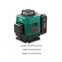 Green Laser Level Self-Leveling Automatic Laser Level Leveler Compact Tool High Visibility for Builders, Construction Site